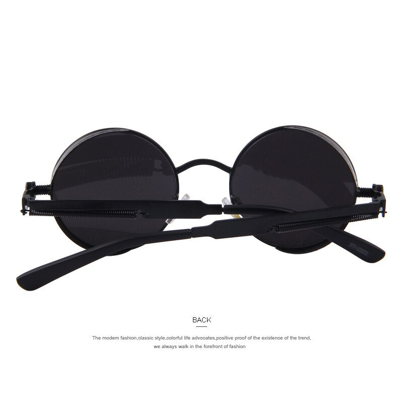 Vintage Womens Steampunk Brand Designer Round Sunglasses UV400 The Clothing Company Sydney