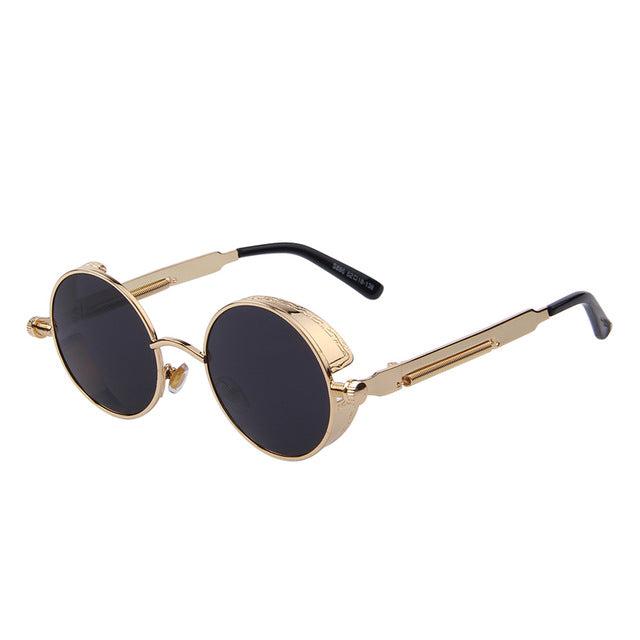 Vintage Womens Steampunk Brand Designer Round Sunglasses UV400 The Clothing Company Sydney