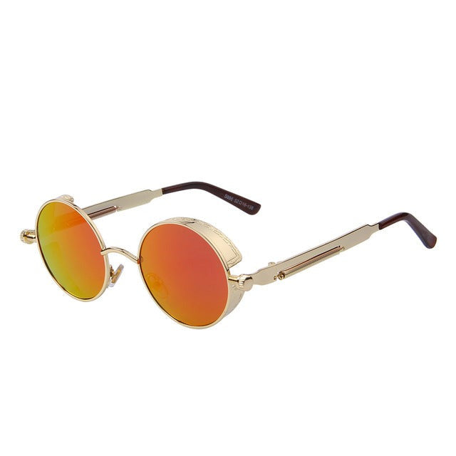 Vintage Womens Steampunk Brand Designer Round Sunglasses UV400 The Clothing Company Sydney