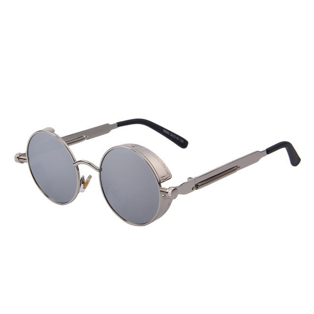 Vintage Womens Steampunk Brand Designer Round Sunglasses UV400 The Clothing Company Sydney