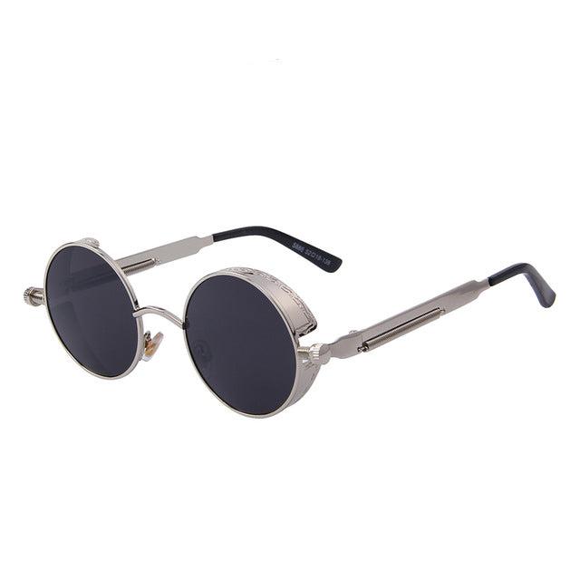 Vintage Womens Steampunk Brand Designer Round Sunglasses UV400 The Clothing Company Sydney