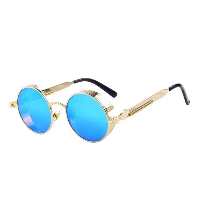 Vintage Womens Steampunk Brand Designer Round Sunglasses UV400 The Clothing Company Sydney