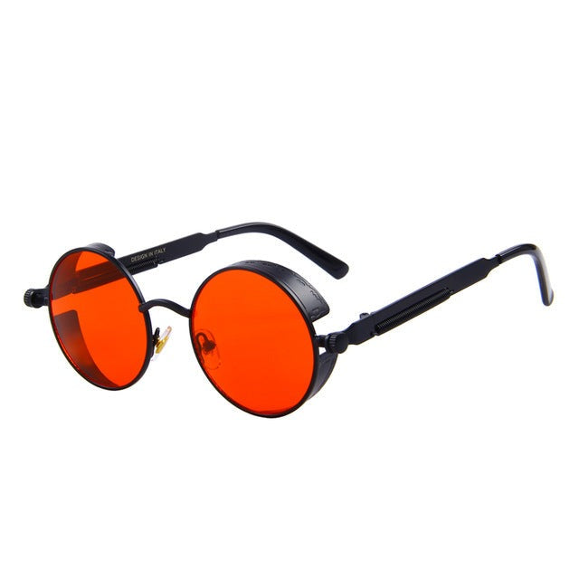 Vintage Womens Steampunk Brand Designer Round Sunglasses UV400 The Clothing Company Sydney