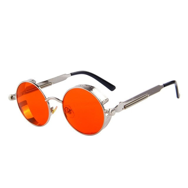 Vintage Womens Steampunk Brand Designer Round Sunglasses UV400 The Clothing Company Sydney