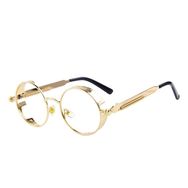Vintage Womens Steampunk Brand Designer Round Sunglasses UV400 The Clothing Company Sydney
