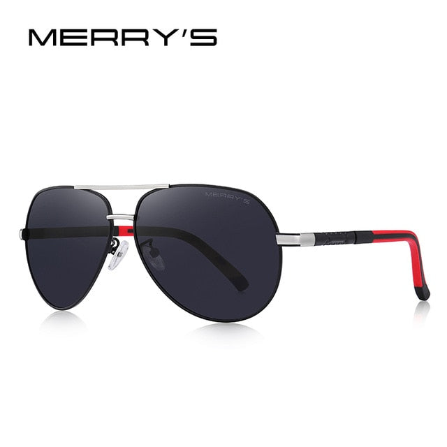 Designer Men's Classic Aluminum HD Polarized Pilot Sunglasses Aviation Frame For Driving UV400 Protection The Clothing Company Sydney