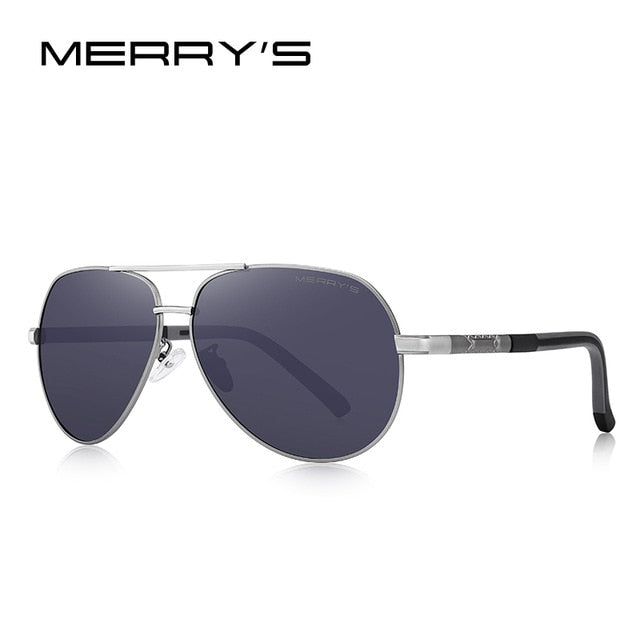Designer Men's Classic Aluminum HD Polarized Pilot Sunglasses Aviation Frame For Driving UV400 Protection The Clothing Company Sydney