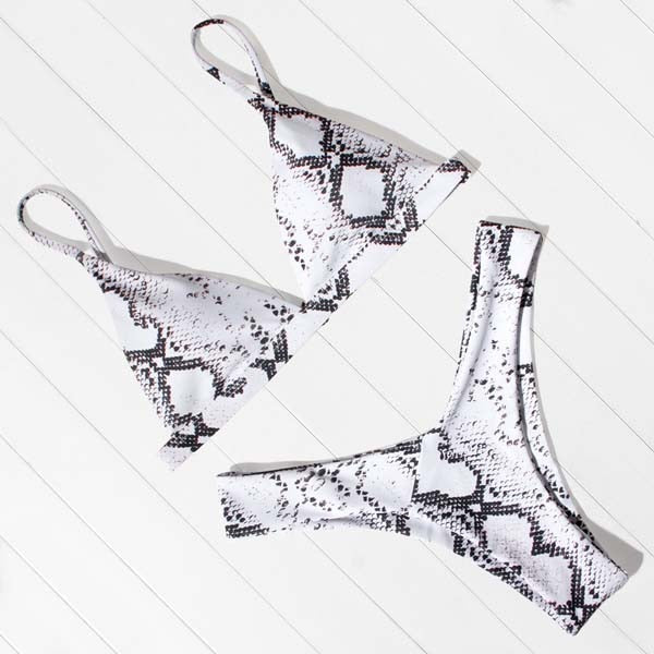 2 Piece Micro Swimwear Women's Leopard Print High Cut Swimming Bathing Suit Sexy Swimsuit Brazilian Bikini Set The Clothing Company Sydney