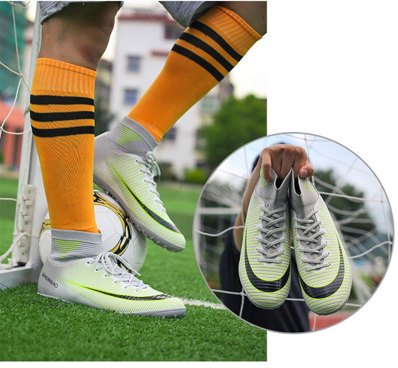 Indoor Outdoor Soccer Shoes for Men Women Football Shoes Kids Training Sneakers Spikes Soccer Cleats Futsal Football Boots The Clothing Company Sydney