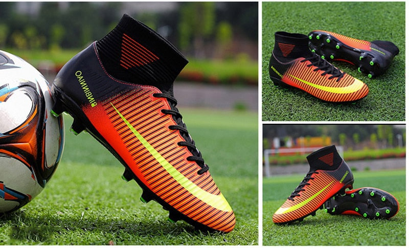 Indoor Outdoor Soccer Shoes for Men Women Football Shoes Kids Training Sneakers Spikes Soccer Cleats Futsal Football Boots The Clothing Company Sydney