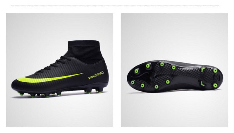 Indoor Outdoor Soccer Shoes for Men Women Football Shoes Kids Training Sneakers Spikes Soccer Cleats Futsal Football Boots The Clothing Company Sydney