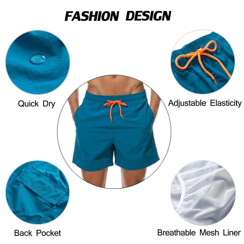 Mens Swimwear Swim Trunks Beach Board Swimming Pants Swimsuit Sports Surfing shorts The Clothing Company Sydney