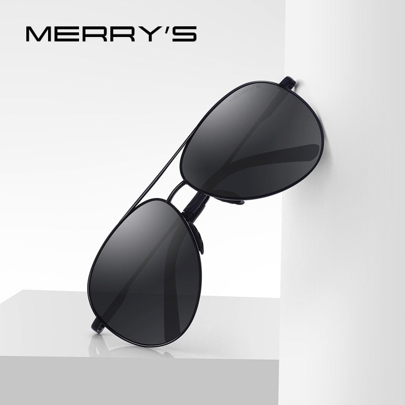 Designer Men's Classic Pilot Polarized Driving Shield Night Vision Sunglasses UV400 The Clothing Company Sydney
