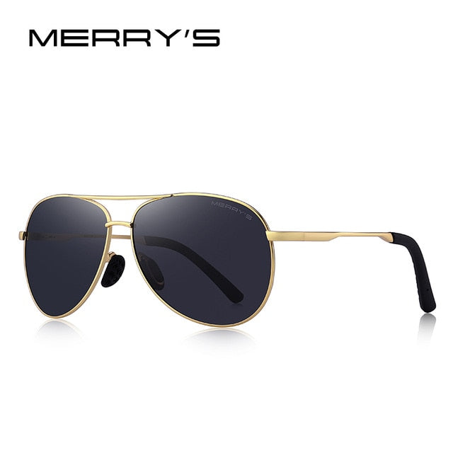 Designer Men's Classic Pilot Polarized Driving Shield Night Vision Sunglasses UV400 The Clothing Company Sydney