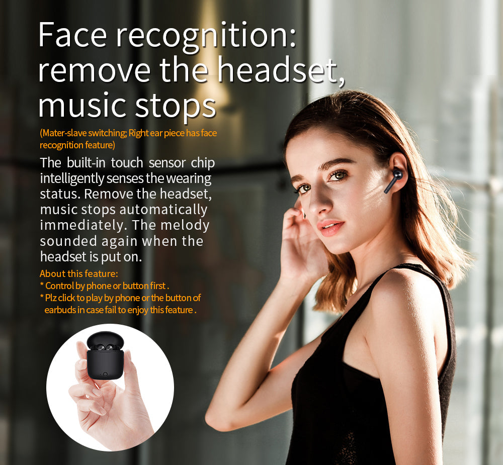 Bluedio HI wireless earphone bluetooth 5.0 earphone for phone stereo sport earbuds headset with charging box built-in microphone The Clothing Company Sydney