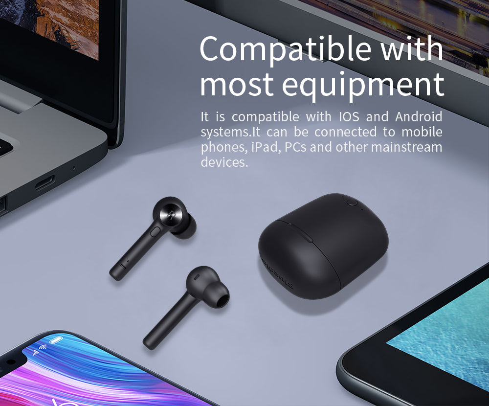 Bluedio HI wireless earphone bluetooth 5.0 earphone for phone stereo sport earbuds headset with charging box built-in microphone The Clothing Company Sydney