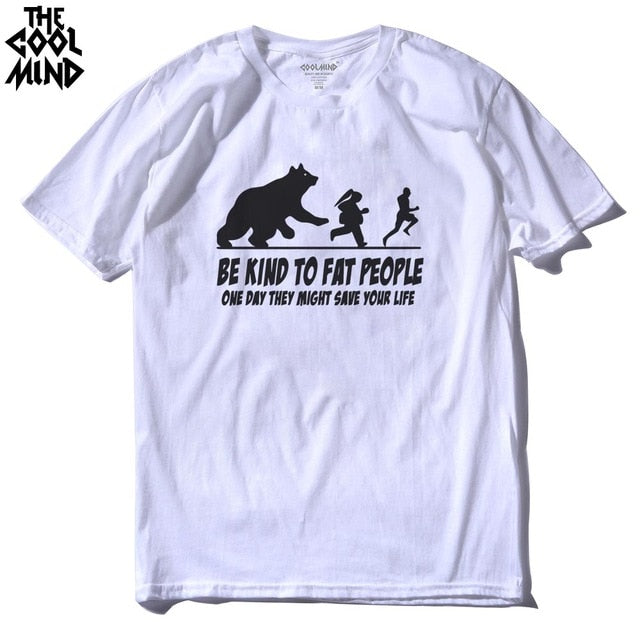 Cotton cool men funny casual short sleeve sport summer loose men'sT shirt The Clothing Company Sydney