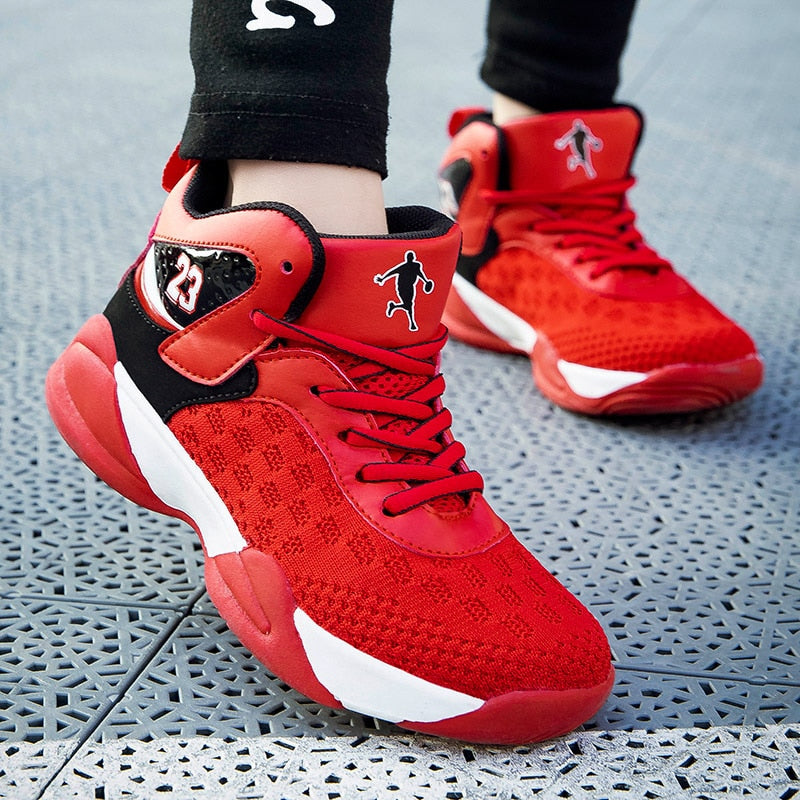 Boys Girls Basketball Shoes Brand Kids Sneakers High Quality Breathable Non-slip Sport Trainer Shoes The Clothing Company Sydney