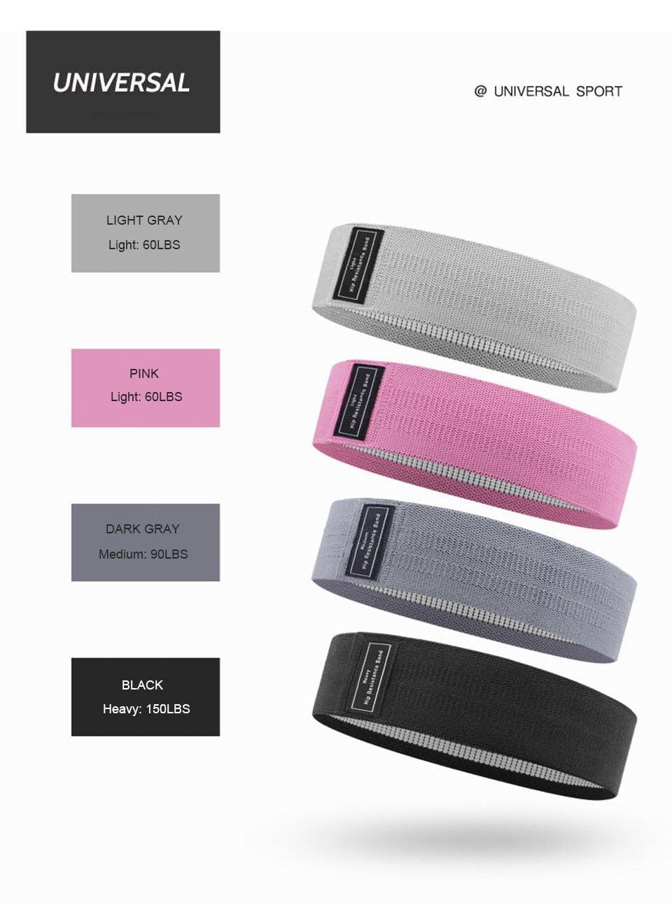 1PC Hip Yoga Resistance Band Wide Fitness Exercise LegsLoop For Circle Squats Training Anti Slip Band The Clothing Company Sydney