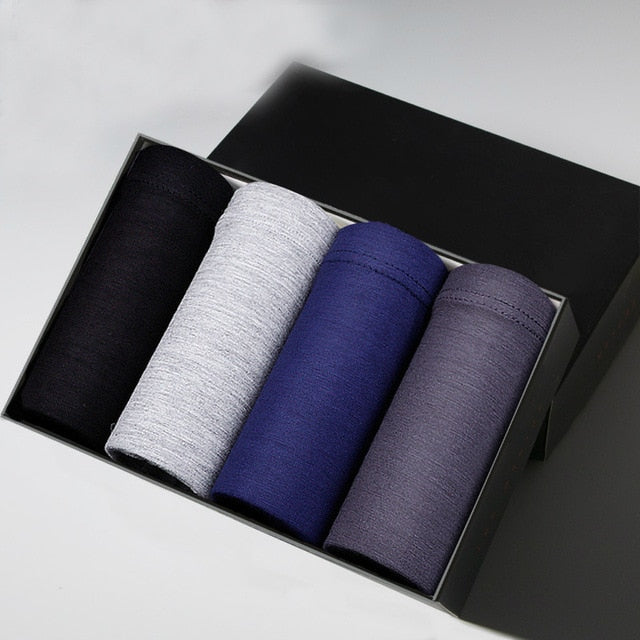 4 pack Men's Boxer Male Underwear Boxer Breathable Men Boxers Print Underpants Comfortable Trunks The Clothing Company Sydney