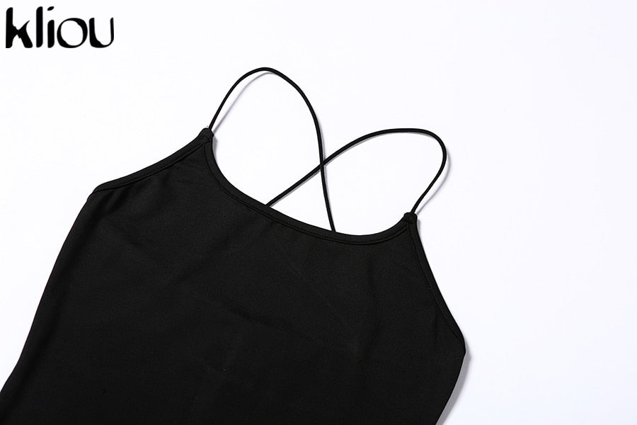 Black Skinny Spaghetti Strap sleeveless Street Romper club Bodycon Playsuit jumpsuit The Clothing Company Sydney