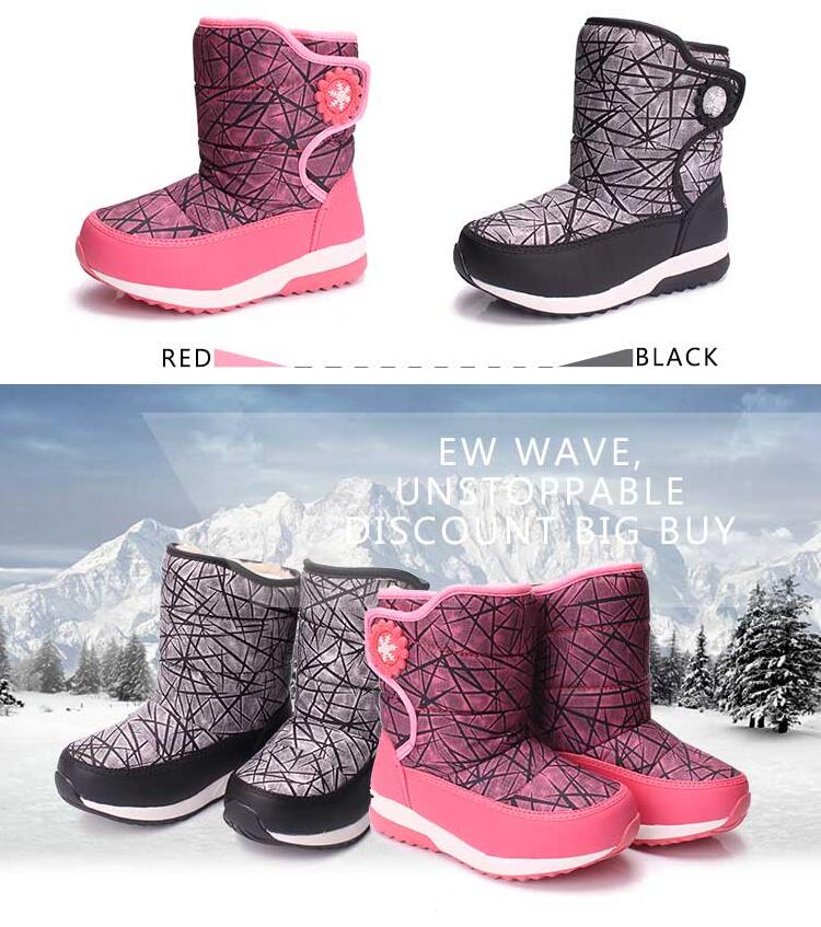 Winter Warm Skiing Shoes Kids Boots Waterproof Children's Shoes Girls Boys Kids Boots The Clothing Company Sydney