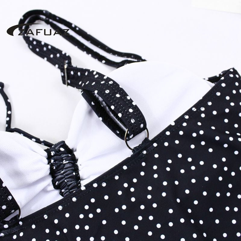 Polka Dots Plus Size Swimwear 1 and 2 Piece Swimsuit Monokini Bathing Suit Swimsuit Bikini The Clothing Company Sydney