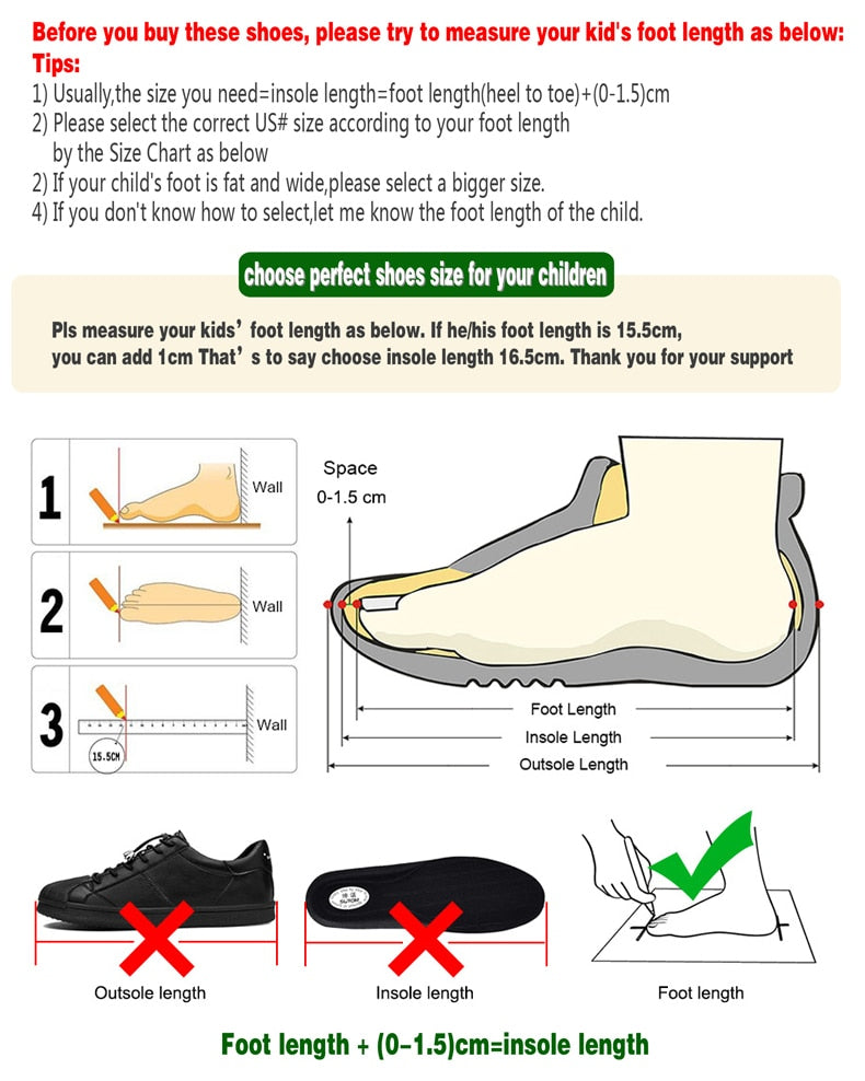 Boys Girls sneakers shockproof Kids sport shoes boy non-slip basketball shoes The Clothing Company Sydney