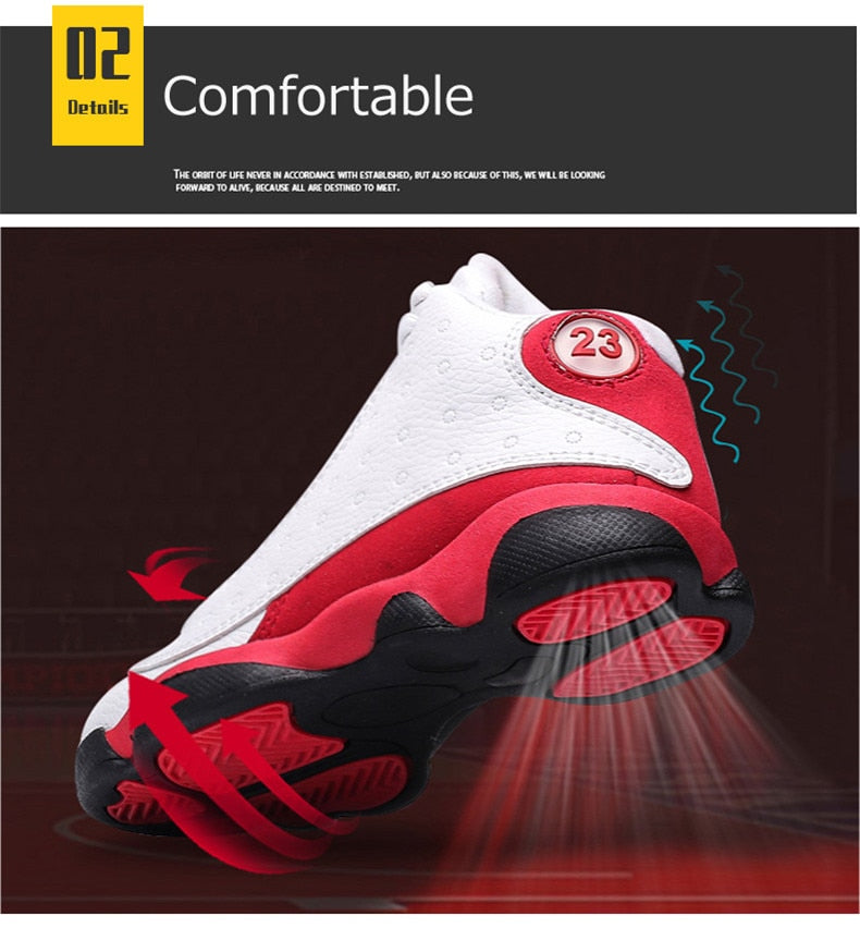 Boys Girls sneakers shockproof Kids sport shoes boy non-slip basketball shoes The Clothing Company Sydney