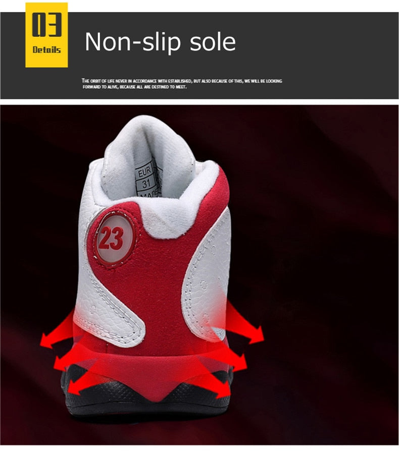 Boys Girls sneakers shockproof Kids sport shoes boy non-slip basketball shoes The Clothing Company Sydney