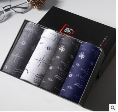 4 Pack Brand Boxer Mens Underwear U Convex Boxers Shorts Soft Male Panties Printed Breathable Underpants Trunks The Clothing Company Sydney