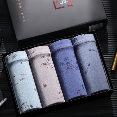 4 Pack Brand Boxer Mens Underwear U Convex Boxers Shorts Soft Male Panties Printed Breathable Underpants Trunks The Clothing Company Sydney