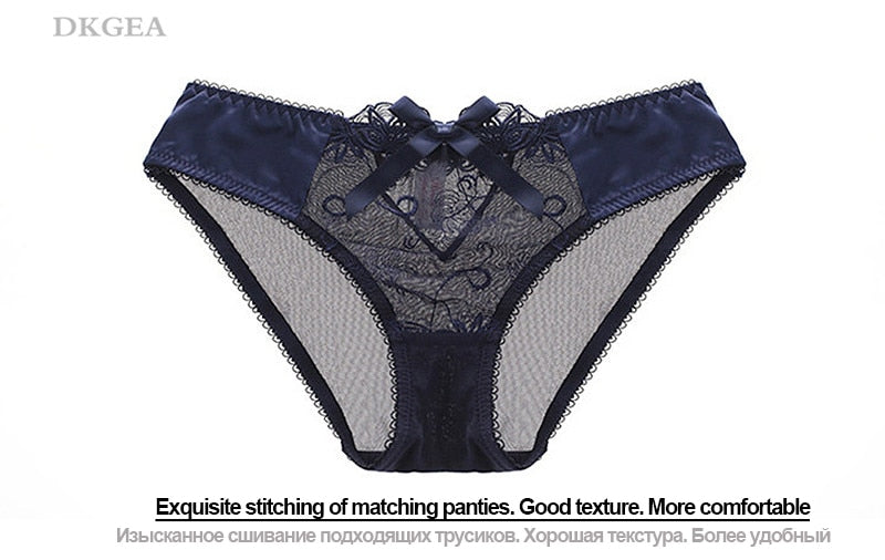 Fashion embroidery bras underwear women set plus size lingerie sexy C D cup Ultrathin transparent bra panties lace bra set The Clothing Company Sydney