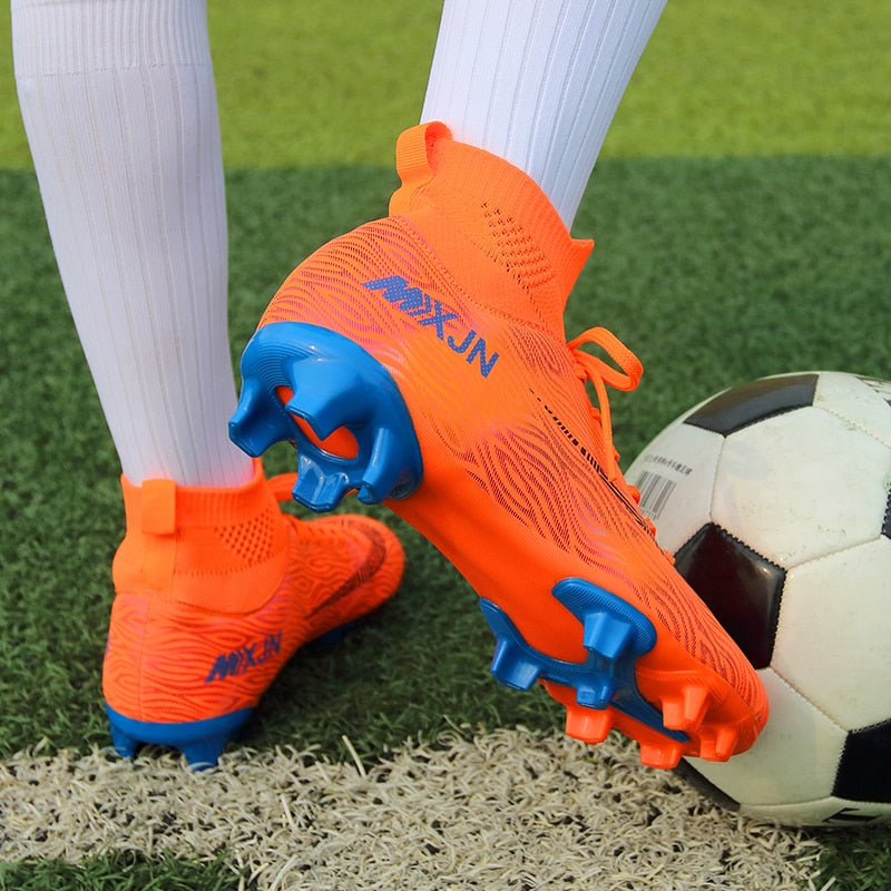 Indoor Soccer Shoes Men Women Kids High Top  Breathable Nonslip Soccer Cleats Shoes Turf Futsal Training Football Boots The Clothing Company Sydney