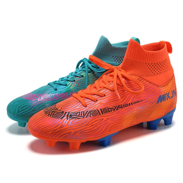 Indoor Soccer Shoes Men Women Kids High Top  Breathable Nonslip Soccer Cleats Shoes Turf Futsal Training Football Boots The Clothing Company Sydney
