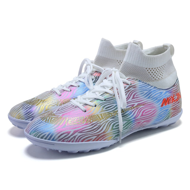 Indoor Soccer Shoes Men Women Kids High Top  Breathable Nonslip Soccer Cleats Shoes Turf Futsal Training Football Boots The Clothing Company Sydney