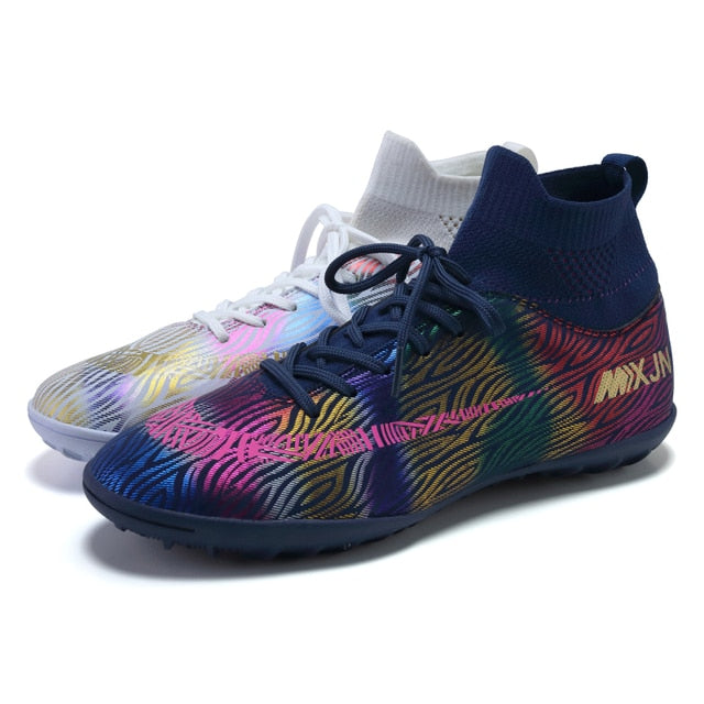 Indoor Soccer Shoes Men Women Kids High Top  Breathable Nonslip Soccer Cleats Shoes Turf Futsal Training Football Boots The Clothing Company Sydney