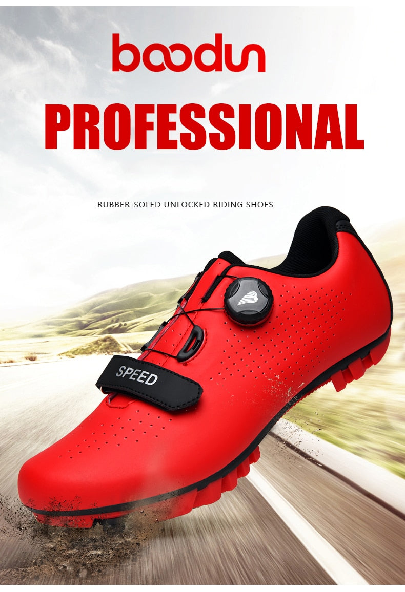 Carbon Fiber Breathable Triathlon Mountain Bike Sneakers Sport Road Racing Bicycle Spin Buckle Cycling Shoes The Clothing Company Sydney