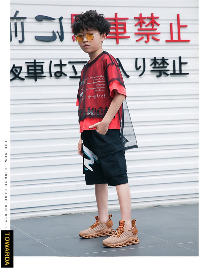 Breathable Sports girls boys leisure trainers casual kids running shoes Sneakers The Clothing Company Sydney