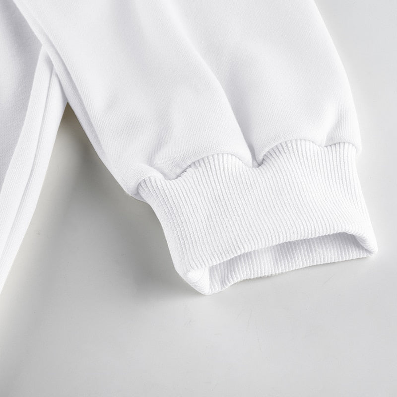 Cat Print Cute White Oversized Autumn Cute Long Sleeve Sweat Shirt Casual Loose Pullover Streetwear Sweatshirt The Clothing Company Sydney