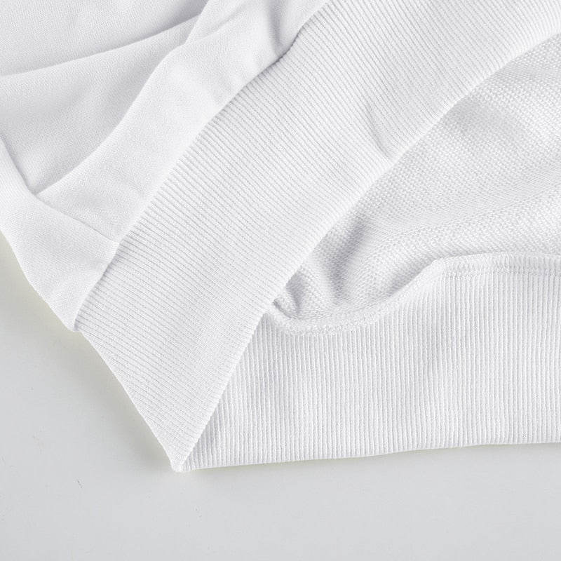 Cat Print Cute White Oversized Autumn Cute Long Sleeve Sweat Shirt Casual Loose Pullover Streetwear Sweatshirt The Clothing Company Sydney