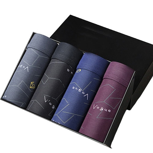 4 pack Men's Boxer Male Underwear Boxer Breathable Men Boxers Print Underpants Comfortable Trunks The Clothing Company Sydney