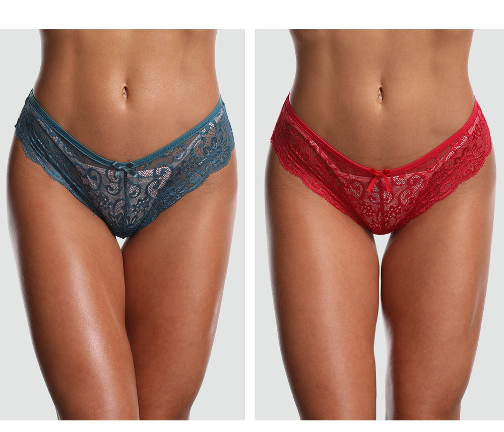 Womens Lace Panties Lingerie Thong Seamless Soft Low Waist G- String Briefs underwear The Clothing Company Sydney