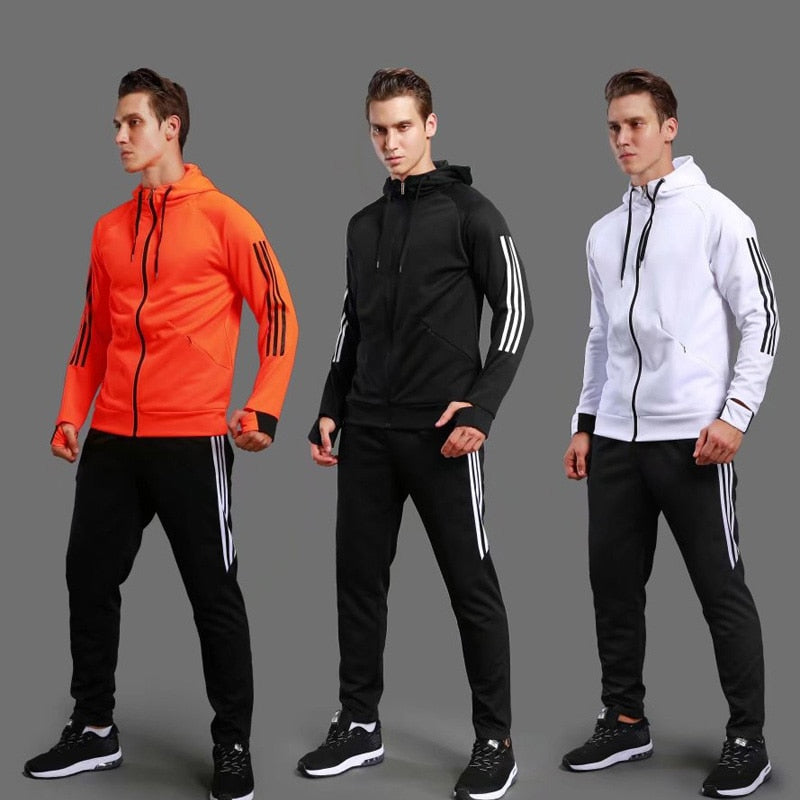 Long Sleeve Hooded Jacket Soccer Hoodie Running Jacket Adult Sports Training suit Sport Suit Autumn Winter Men Football Tracksuits The Clothing Company Sydney