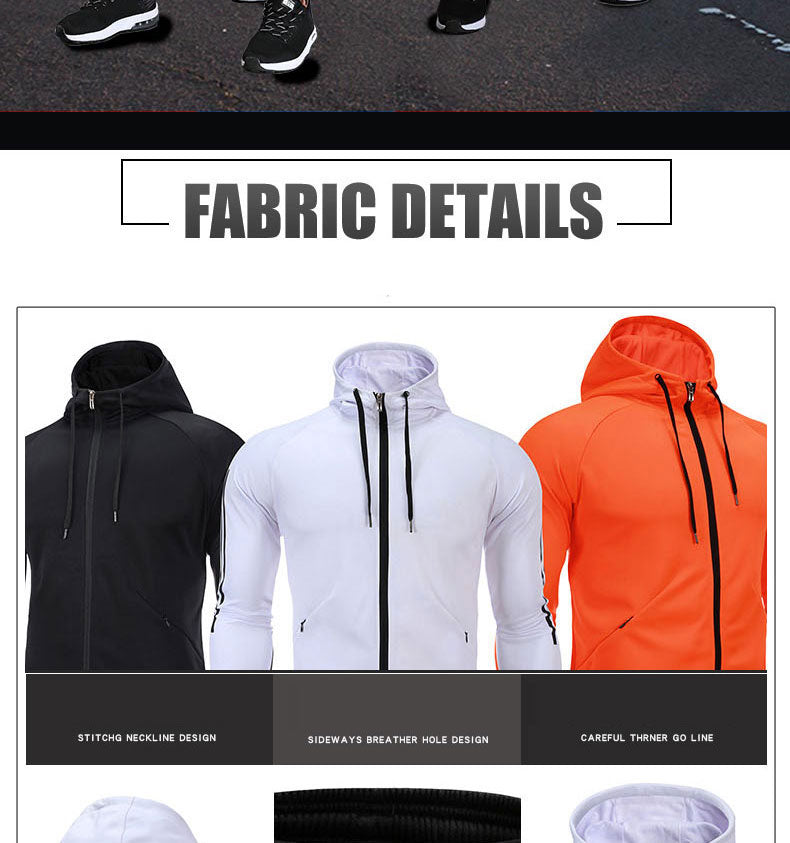 Long Sleeve Hooded Jacket Soccer Hoodie Running Jacket Adult Sports Training suit Sport Suit Autumn Winter Men Football Tracksuits The Clothing Company Sydney