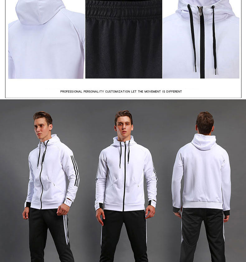 Long Sleeve Hooded Jacket Soccer Hoodie Running Jacket Adult Sports Training suit Sport Suit Autumn Winter Men Football Tracksuits The Clothing Company Sydney