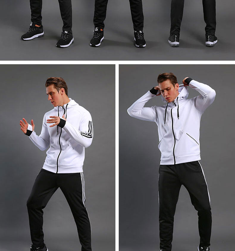 Long Sleeve Hooded Jacket Soccer Hoodie Running Jacket Adult Sports Training suit Sport Suit Autumn Winter Men Football Tracksuits The Clothing Company Sydney
