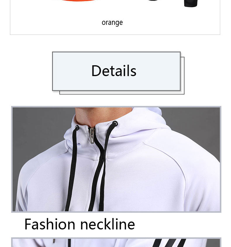 Long Sleeve Hooded Jacket Soccer Hoodie Running Jacket Adult Sports Training suit Sport Suit Autumn Winter Men Football Tracksuits The Clothing Company Sydney