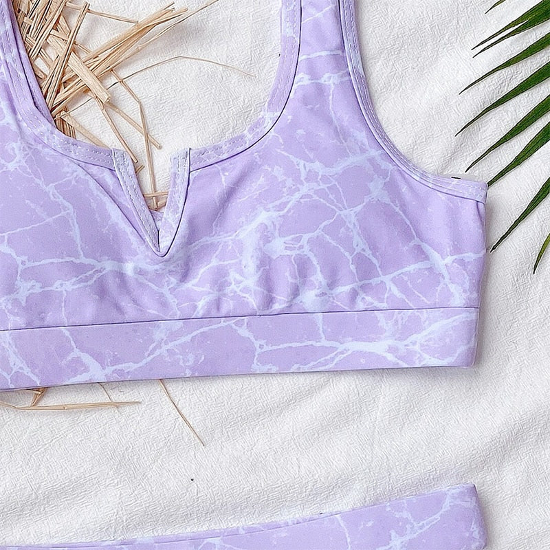 Bandeau high waist bikini Push up swimwear Dragon print sexy bikini set Retro swimsuit Bathing suit The Clothing Company Sydney