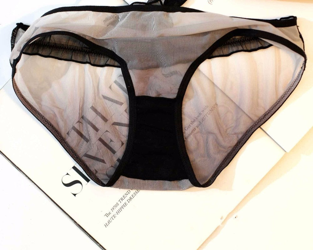Bow Sweet Transparent Panties Soft Breathable Cute Underwear Ladies Cotton Briefs Gradient  Sexy Panties The Clothing Company Sydney
